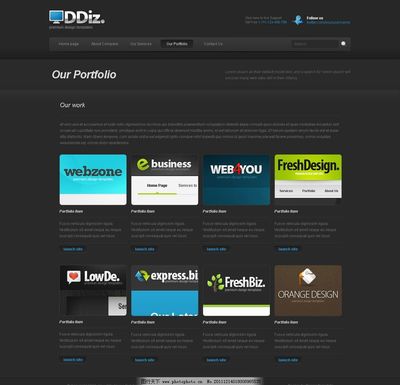 科技企業(yè)網(wǎng)頁(yè)設(shè)計(jì)圖片